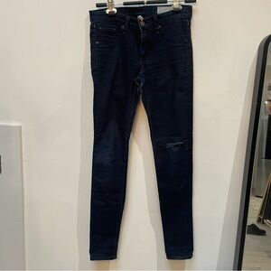 rag & bone Women's High Rise Jeans - Dark Blue